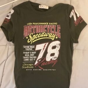 Olive Racing Graphic Tee